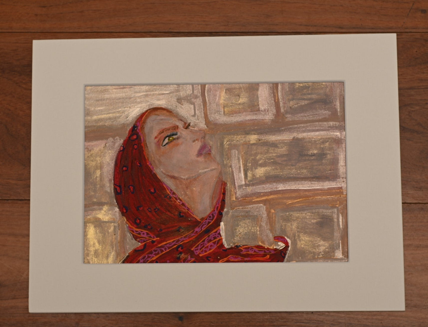 Woman At The Wall Giclée Paper Print Special Giclee