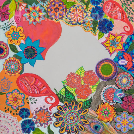 Composition Of Indian Elements Bespoke Art