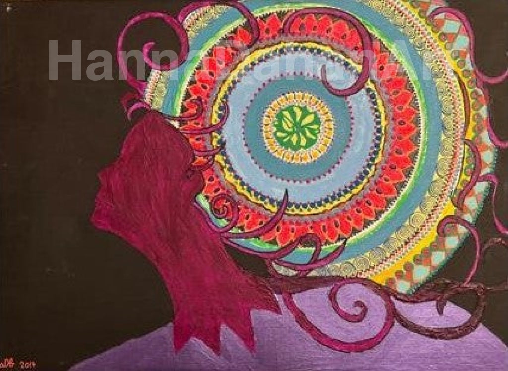 She Carries The World Bespoke Art