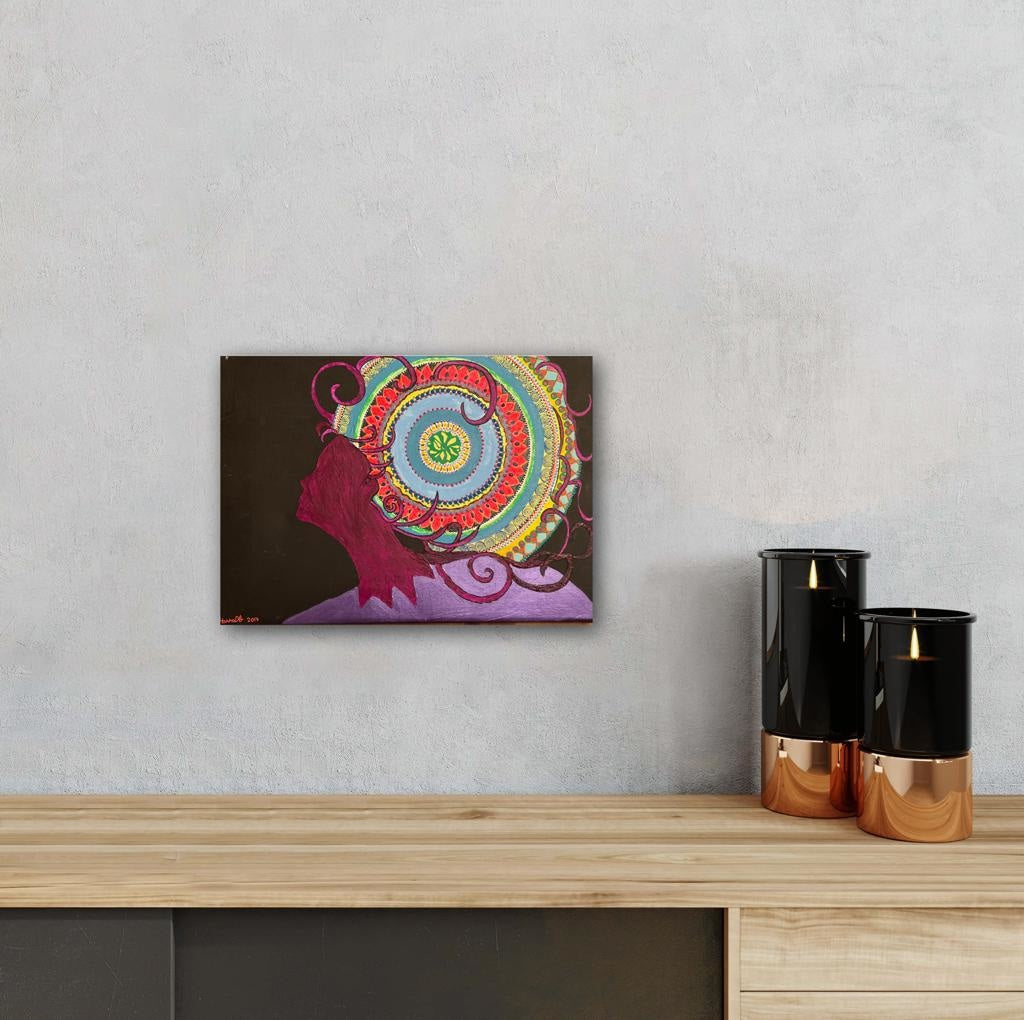 She Carries The World Bespoke Art