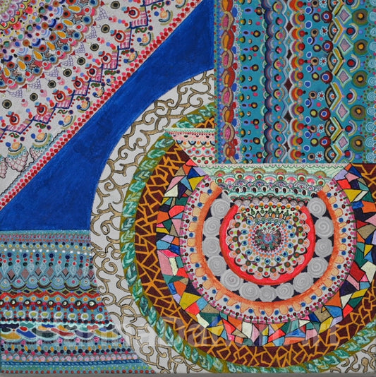 Square And Triangular Mandala Bespoke Art